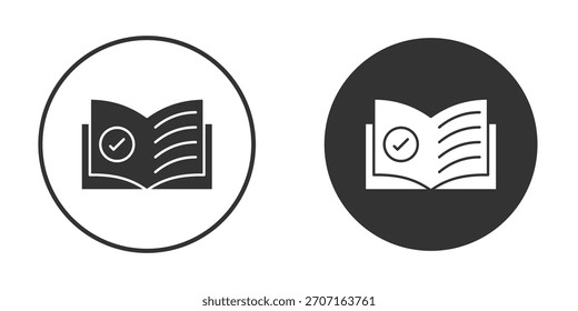 Ícone de guia para design de site, logotipo para web e apps.