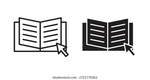Ícone de guia para o design, o logotipo, o aplicativo e a interface do usuário do seu site. EPS10