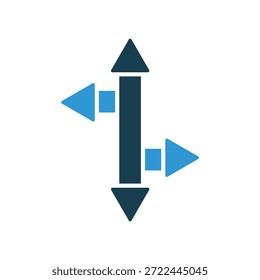 Contorno de iconos de guía y estilo plano, fondo transparente