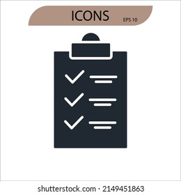 guide icons  symbol vector elements for infographic web