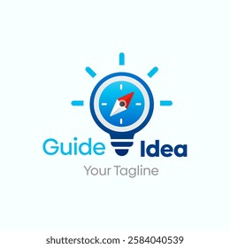 Guide Idea Logo Design Template. Good for Business, Agency, Community and Organization