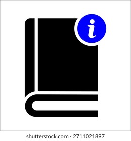 Guia Info Ícone Vetor Ilustração Design