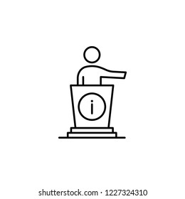 guide, leader icon. Element of professional icon for mobile concept and web apps. Thin line guide, leader icon can be used for web and mobile