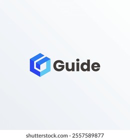 Guide Letter G Modern Logo Vector