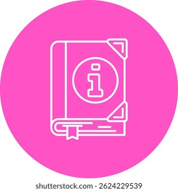 Guide Line vector Icon Design
