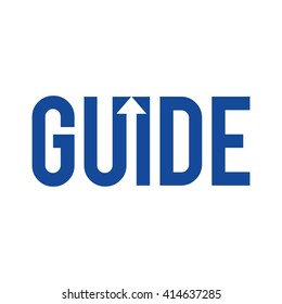 Guide Logotype Logo Vector Stock Vector (Royalty Free) 414637285 ...