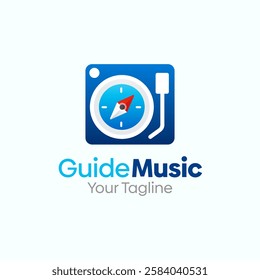 Guide Music Logo Design Template. Good for Business, Agency, Community and Organization