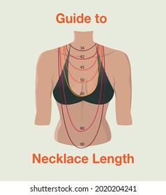 Guide to Necklace Length
Diy necklace lengths, Jewelry, Beaded jewelry chain size 