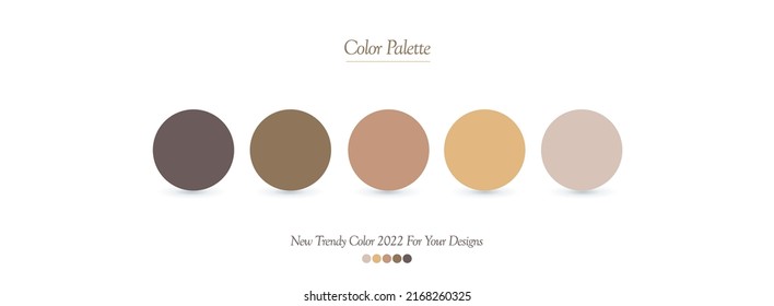 Guide Palette Catalog. Samples Pastel colors.Trendy color for any designs - flat color