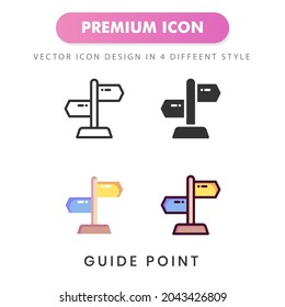 guide point icon for your website design, logo, app, UI. Vector graphics illustration and editable stroke.