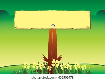 Guide post icon vector,The signpost icon.