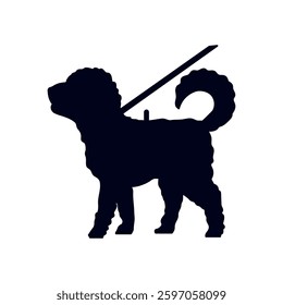 Guide service dog animal vector symbol sign icon illustration emoji