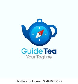 Guide Tea Logo Design Template. Good for Business, Agency, Community and Organization
