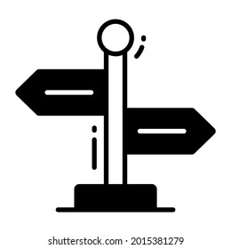 guide trendy icon, glyph style isolated on white background. Symbol for your web site design, logo, app, UI.