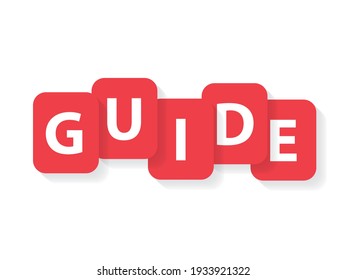 guide word concept - vector illustration
