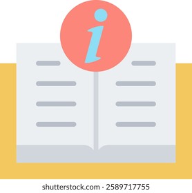 Guidebook Icon Element For Design