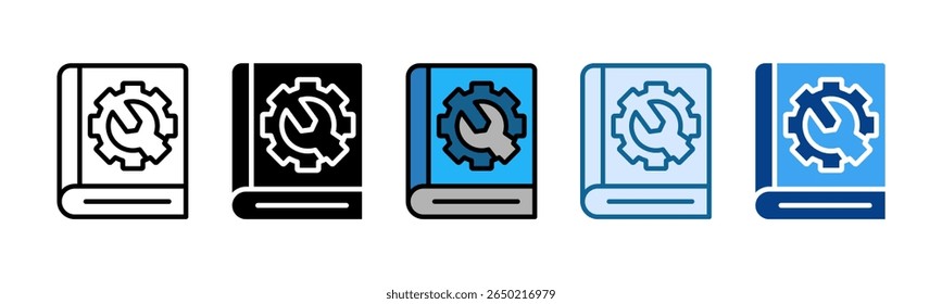 Guided Setup Icon Set Multiple Style Collection