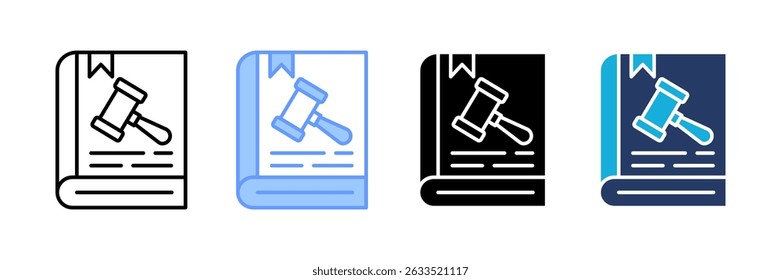 Guideline Icon Set Multiple Style Collection