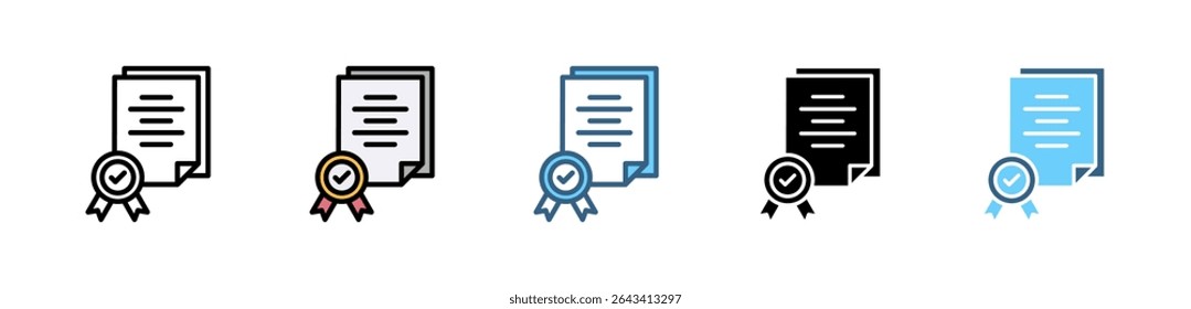 GUIDELINE icon set with various styles and colors