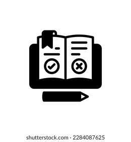 Icono de directriz en vector. Ilustración