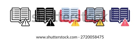Guideline Multiple Style Icon Set Collection..