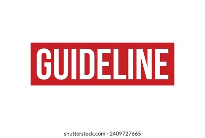 Guideline Rubber Stamp Seal Vector