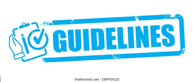 Guideline vector illustration concept. 