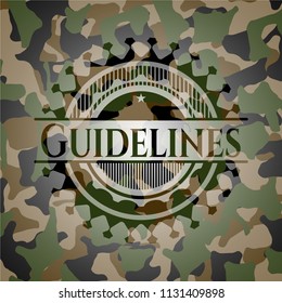 Guidelines camo emblem