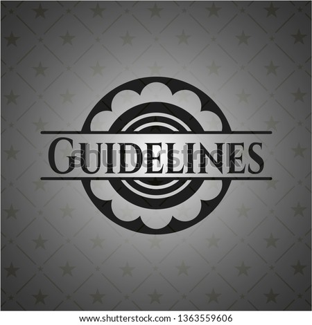 Guidelines dark badge