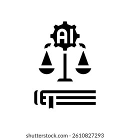 guidelines document glyph icon vector. guidelines document sign. isolated symbol illustration