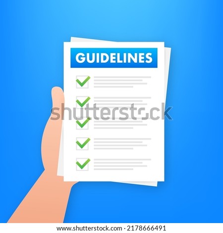 Guidelines document. Legal advice concept, FAQ. Procedure standard administration rules