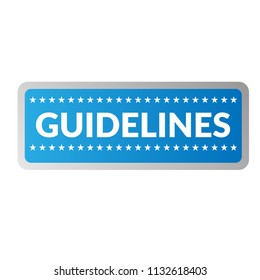 Guidelines grunge rubber stamp
