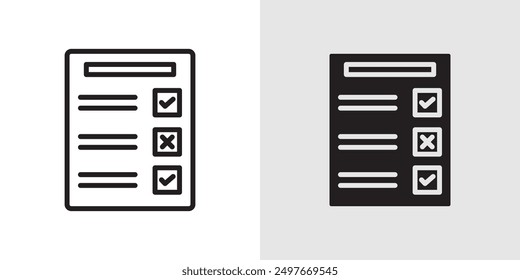 Icono de lineamientos Conjunto de logotipo de Vector de arte de línea negra