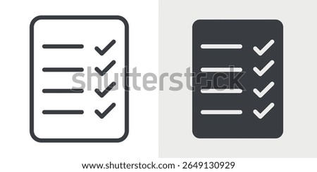 Guidelines icon Outline vector sign