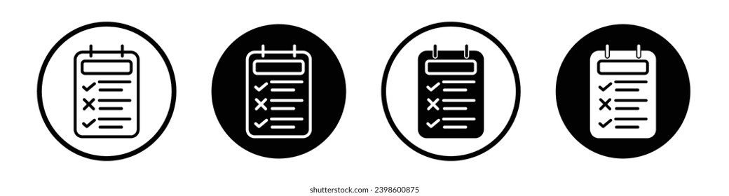 Guidelines icon set. brand rules and regulation book vector symbol. guide booklet sign. rulebook icon in black filled and outlined style.