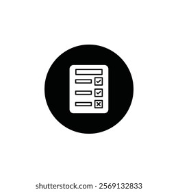 Guidelines icon Vector flat thin line illustration