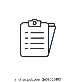 guidelines icon. vector.Editable stroke.linear style sign for use web design,logo.Symbol illustration.