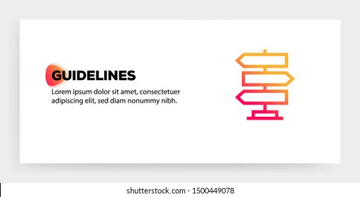 GUIDELINES AND ILLUSTRATION ICON CONCEPT