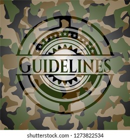 Guidelines on camo pattern