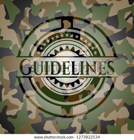 Guidelines on camo pattern