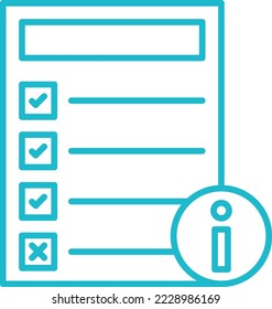 Guidelines vector icon. Can be used for printing, mobile and web applications.