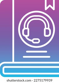 Leitfaden, Vektorsymbol. Kann für Druck-, Mobil- und Web-Anwendungen verwendet werden.