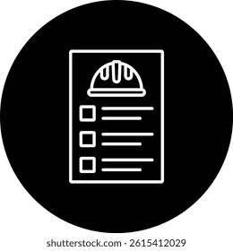 Guidelines vector icon. Can be used for printing, mobile and web applications.