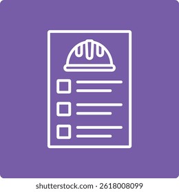 Guidelines vector icon. Can be used for printing, mobile and web applications.