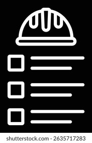 Guidelines vector icon. Can be used for printing, mobile and web applications.