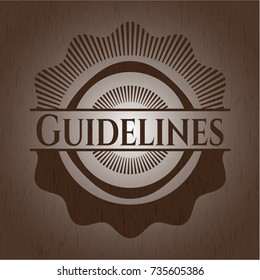 Guidelines wooden emblem