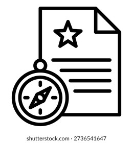 Guiding Principle Icon Element For Design