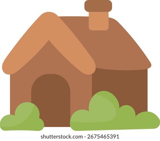 Guild Basecamp Fantasy Building Illustration