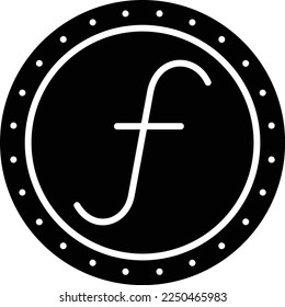 Guilder vector icon. Can be used for printing, mobile and web applications.