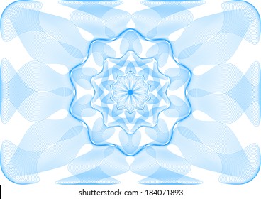 Guilloche background.